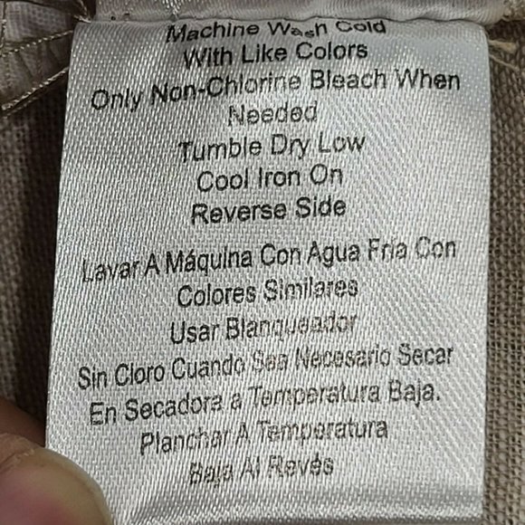 Tenth + Ocean Natural Washable Linen Shorts Men's Size 42" Tan Sand NWT - Picture 7 of 8